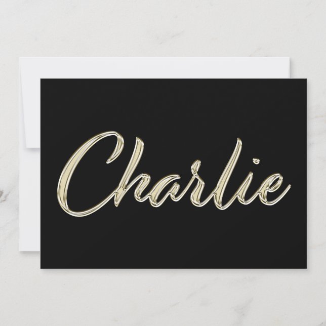 Carte de Charlie White Gold (Devant)