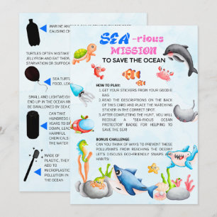 Carte de chasse au trésor SearivelyFun Ocean Prote
