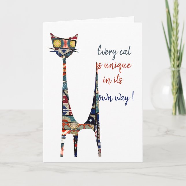 Carte de chat (Devant)