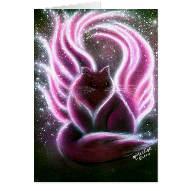 Carte de chat Fairy Amethyst (Devant)