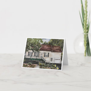 Carte de chauffage domestique aquarelle