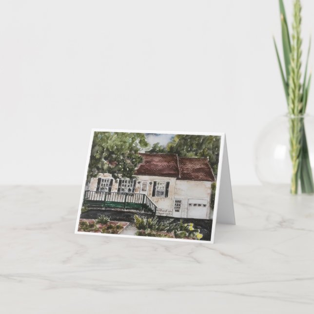 Carte de chauffage domestique aquarelle (Devant)