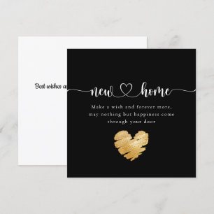 Carte de chauffage domestique moderne Noir Nouveau