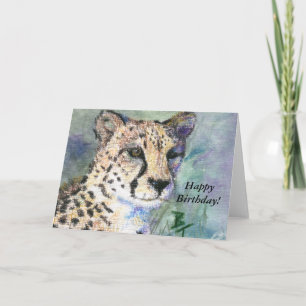 Carte de Cheetah Portrait