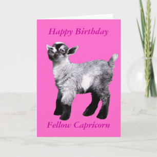 Carte de chèvre pour bébé miniature