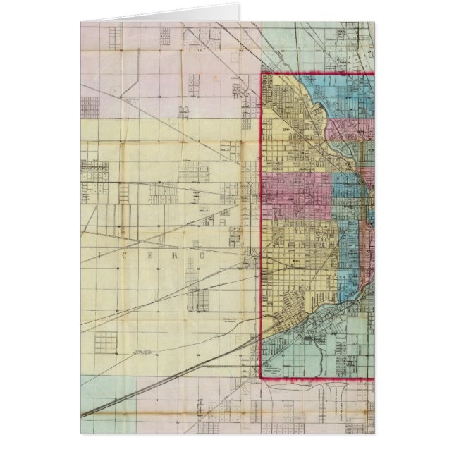 Carte de Chicago (Devant)