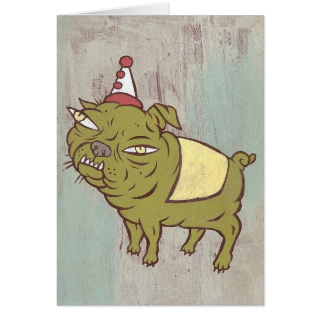 Carte de chien de Snaggle (Devant)