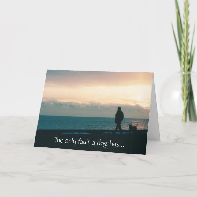 Carte de chien Sympathy (Devant)