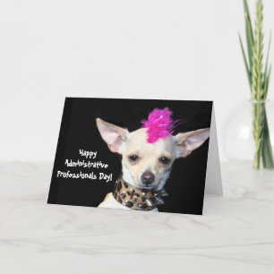 Carte de chihuahua de jour pour les professionnels