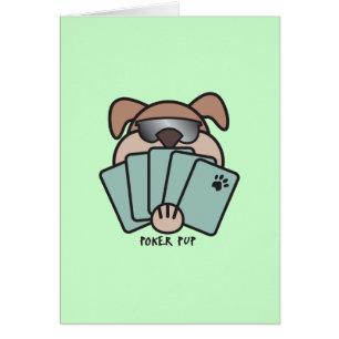 Carte de chiot de tisonnier