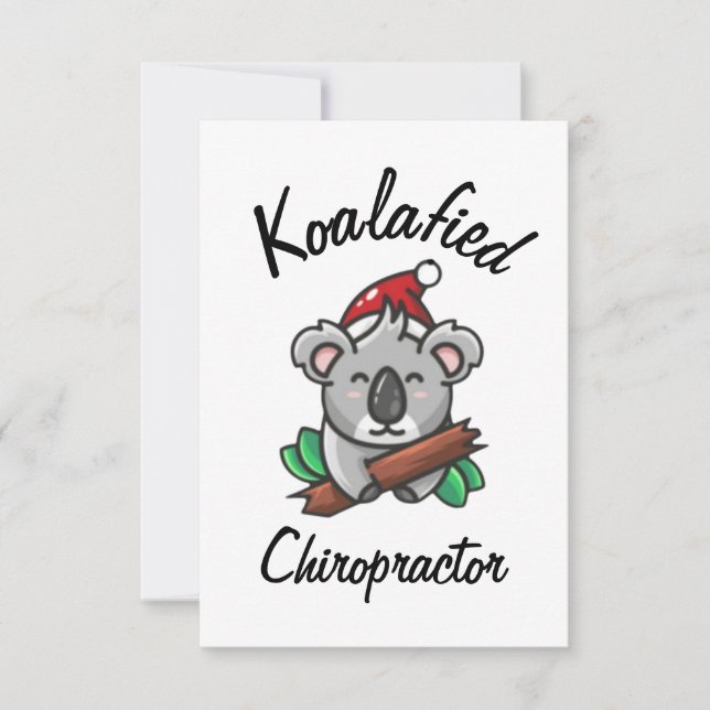 Carte de chiropraticien Koalafied (Devant)