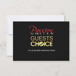 Carte de choix des clients RSVP
