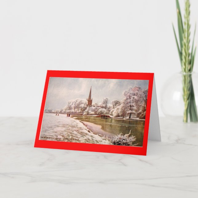Carte de Christmas, Stratford-upon-Avon (Devant)