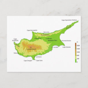 Carte de Chypre