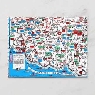 Carte de Cincinnati Dayton Hamilton Circleville