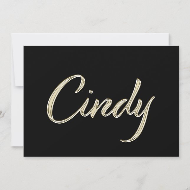 Carte de Cindy White Gold (Devant)