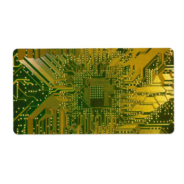Carte de circuit électronique Green et Gold (Devant)