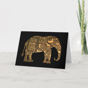 Carte de circuit éléphant en cuivre