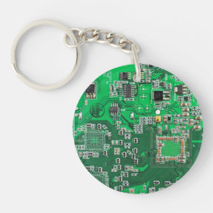 Carte de circuit Geek d'ordinateur vert