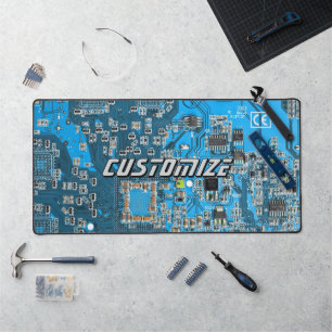 Carte de circuit imprimé PCB Bleu personnalisée po