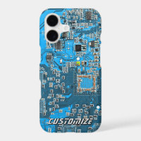 Carte de circuit imprimé personnalisée en bleu pou