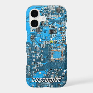 Carte de circuit imprimé personnalisée en bleu pou