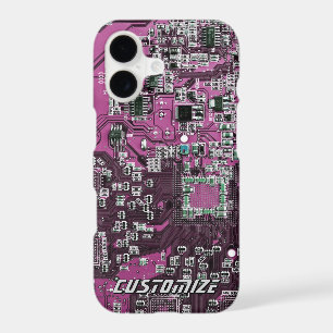 Carte de circuit imprimé violet personnalisée pour