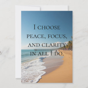 Carte de citation d'affirmation positive