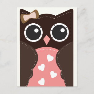 Carte de classe Neopolitan Valentine Owl pour enfa