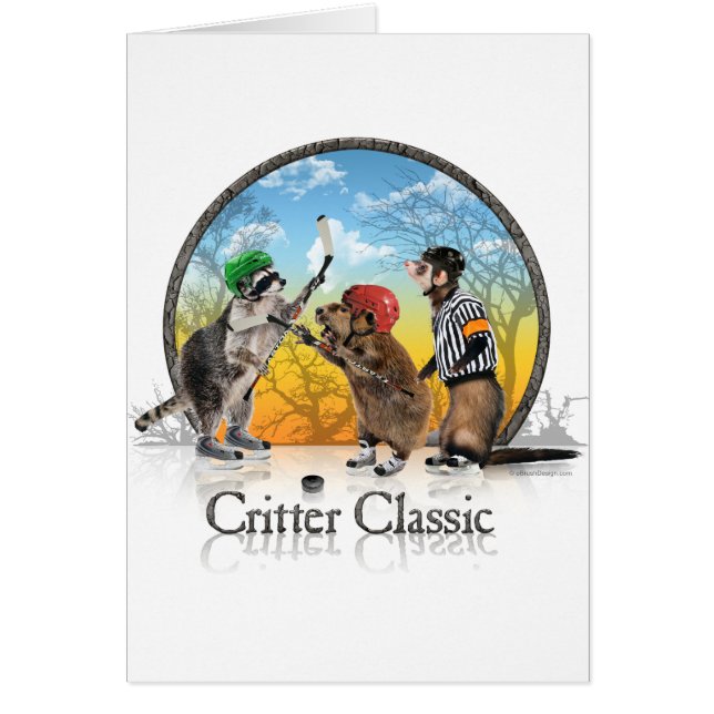 Carte de classique de créature d'hockey (Devant)