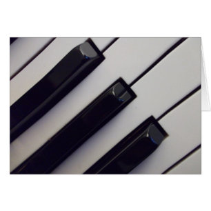 Carte de clés de piano