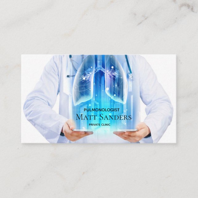 Carte de clinique privée de docteur Lung (Devant)