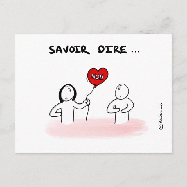 Carte de coaching : Savoir dire "non" (Devant)