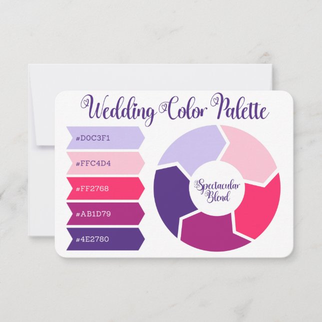 Carte de code hexadécimal de palette de couleurs r (Devant)