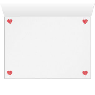 Carte de coeur de griffonnage