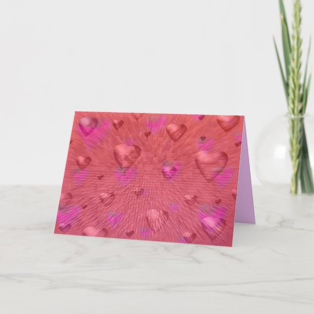 Carte de coeur Valentine (Devant)