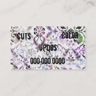 carte de coiffeur