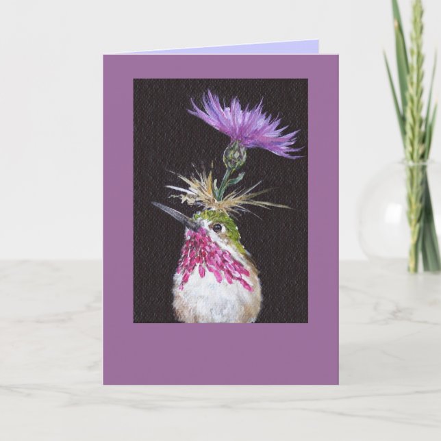 carte de colibri (Devant)