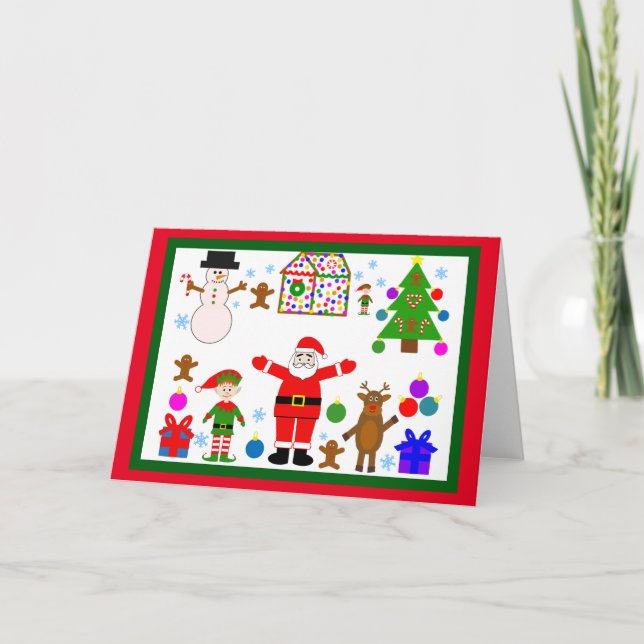 Carte de collecte de Noël n° 1 (Devant)