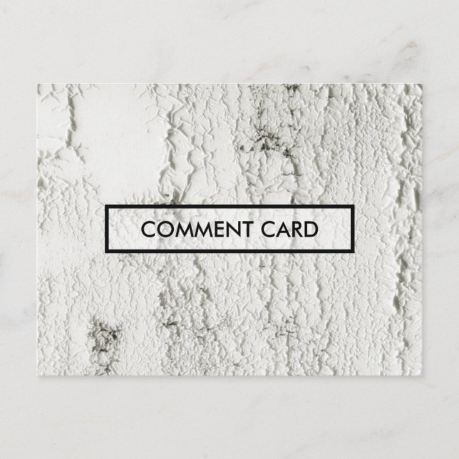 carte de commentaire puces peintes (Devant)