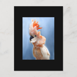 Carte de commerce d'art saumon Crested Cockatoo AC