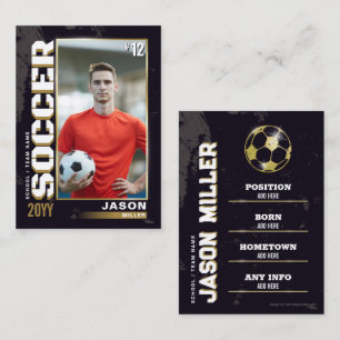 Carte de commerce de football, carte de joueur de