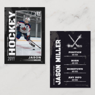 Carte de commerce de hockey, carte de joueur de ho