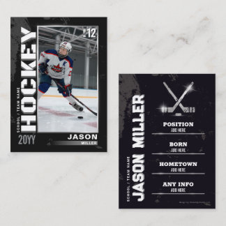 Carte de commerce de hockey, carte de joueur de ho