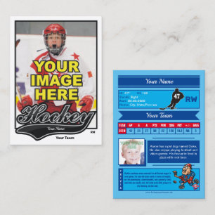 Carte de commerce de hockey Swash - Statistiques p