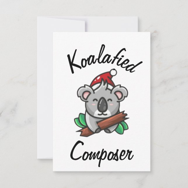 Carte de compositeur koalafied (Devant)