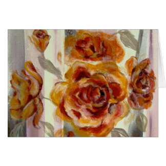 Carte de composition en rose jaune de Zonta