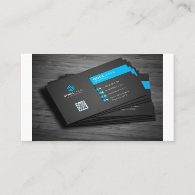 Carte de conception Business Studio (Devant)
