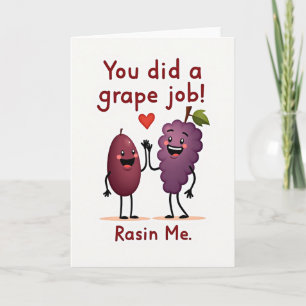 Carte de conception de la fête des mères Grape Job