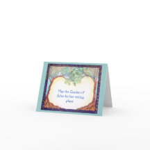 Carte de condoléance pour la femme